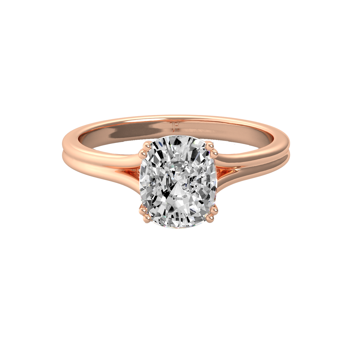 Cushion 3ct Classic Solitaire Ring R-665