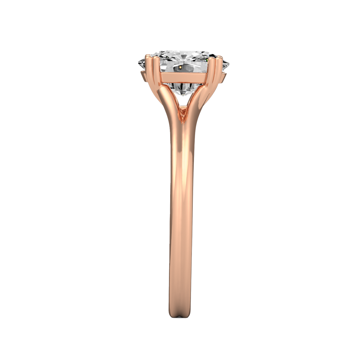 Cushion 3ct Classic Solitaire Ring R-665