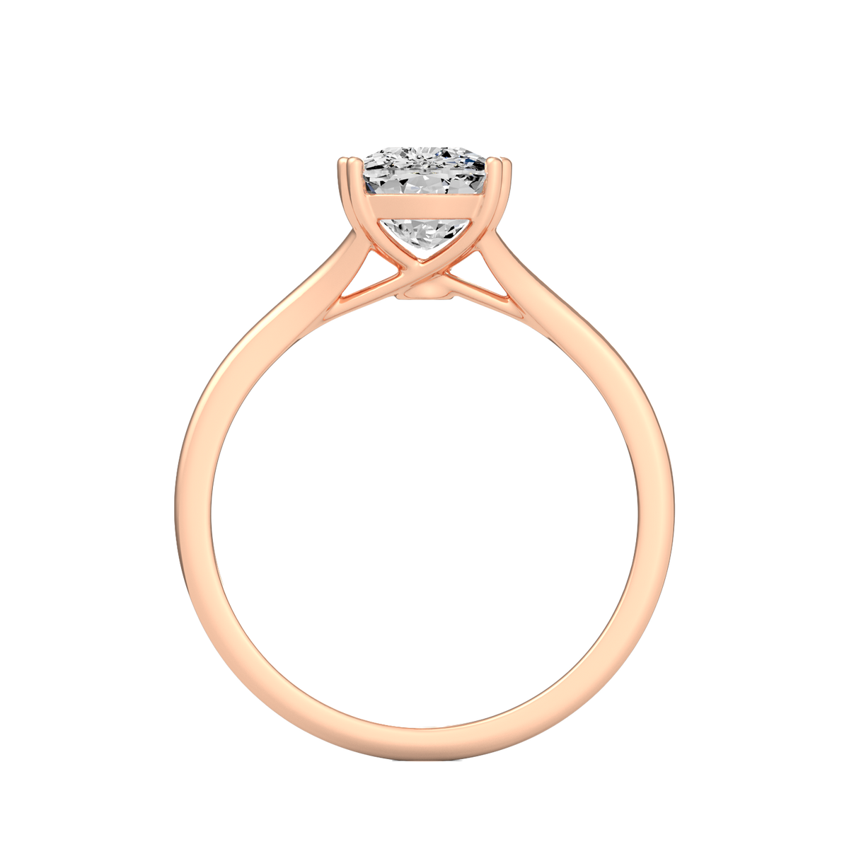 Cushion 3ct Classic Solitaire Ring R-665