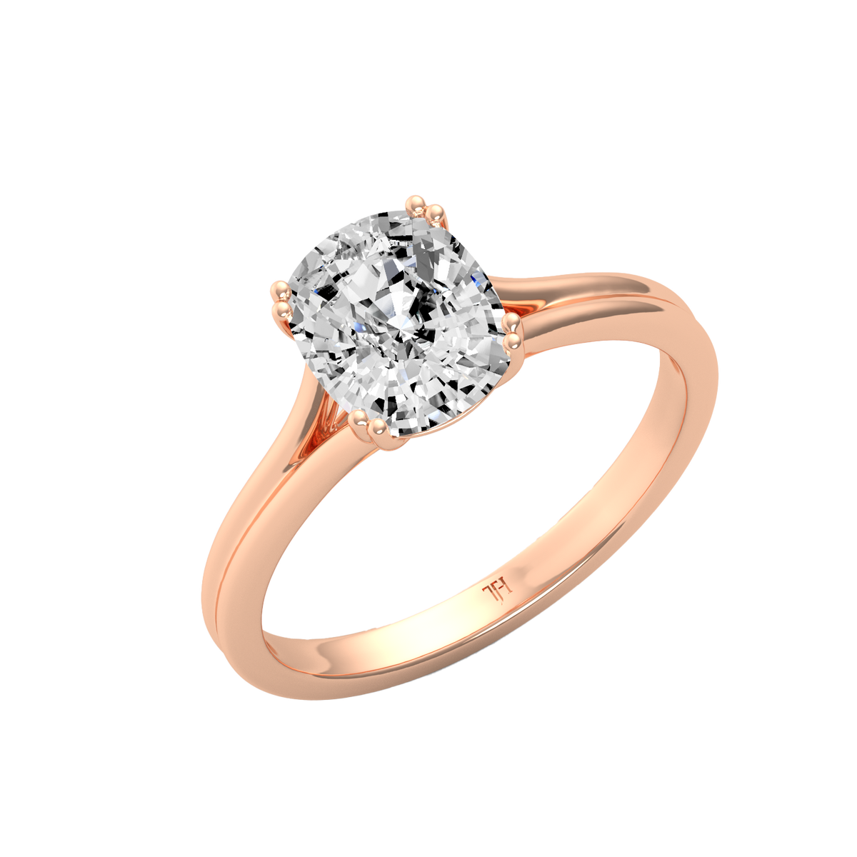 Cushion 3ct Classic Solitaire Ring R-665