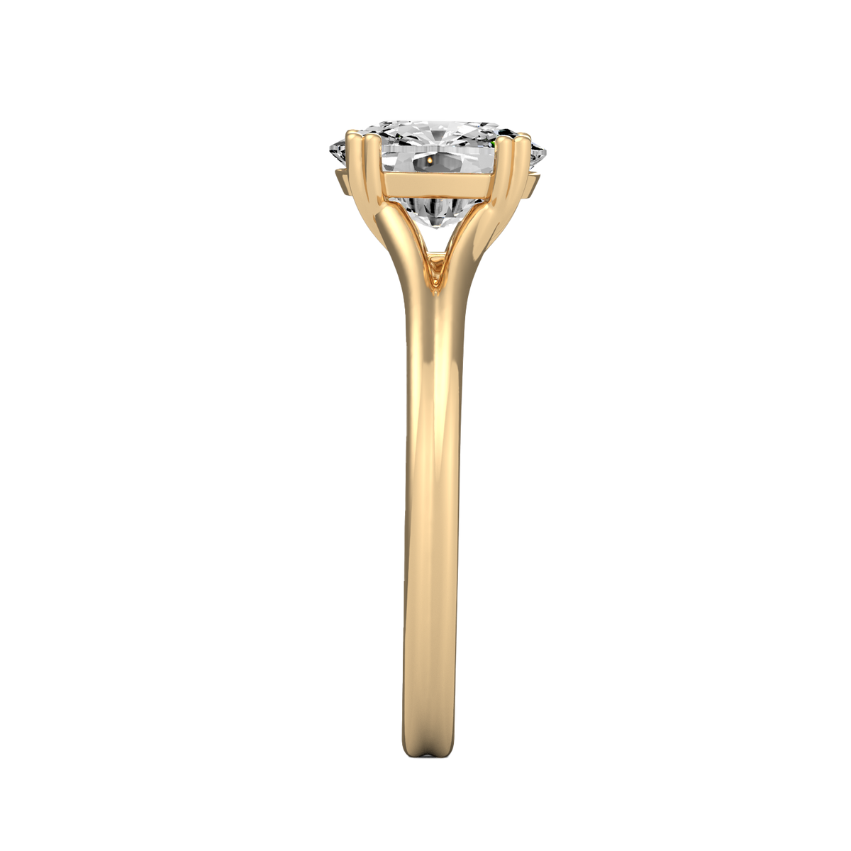 Cushion 3ct Classic Solitaire Ring R-665
