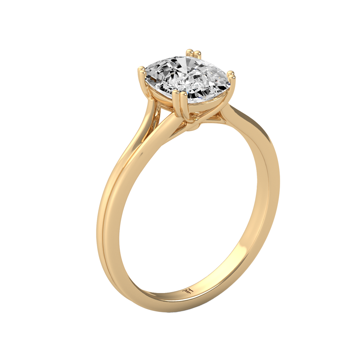 Cushion 3ct Classic Solitaire Ring R-665