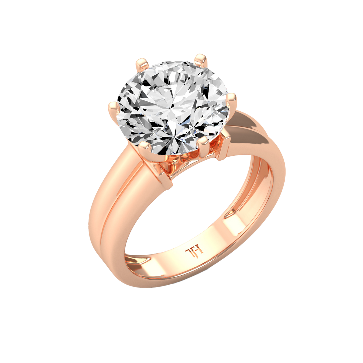 Round 5ct Solitaire Ring R-674