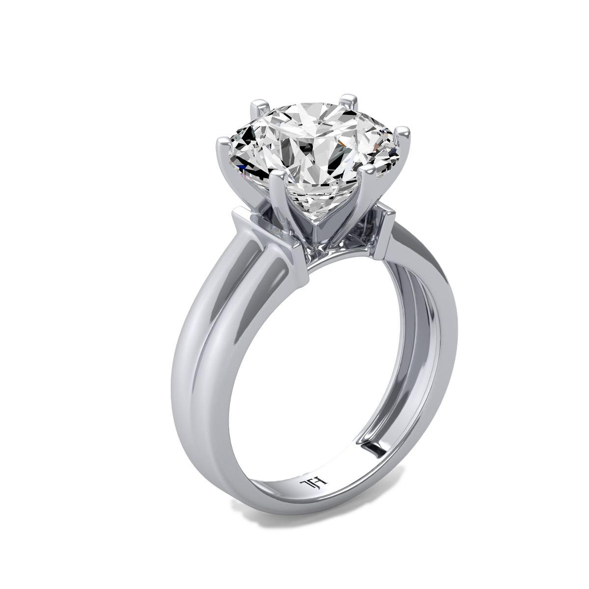 Round 5ct Solitaire Ring R-674