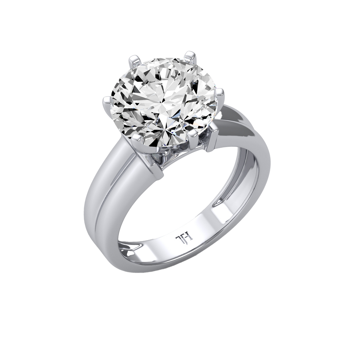 Round 5ct Solitaire Ring R-674