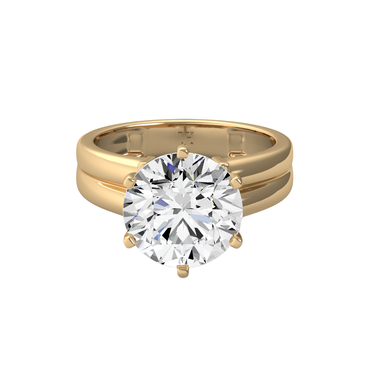 Round 5ct Solitaire Ring R-674