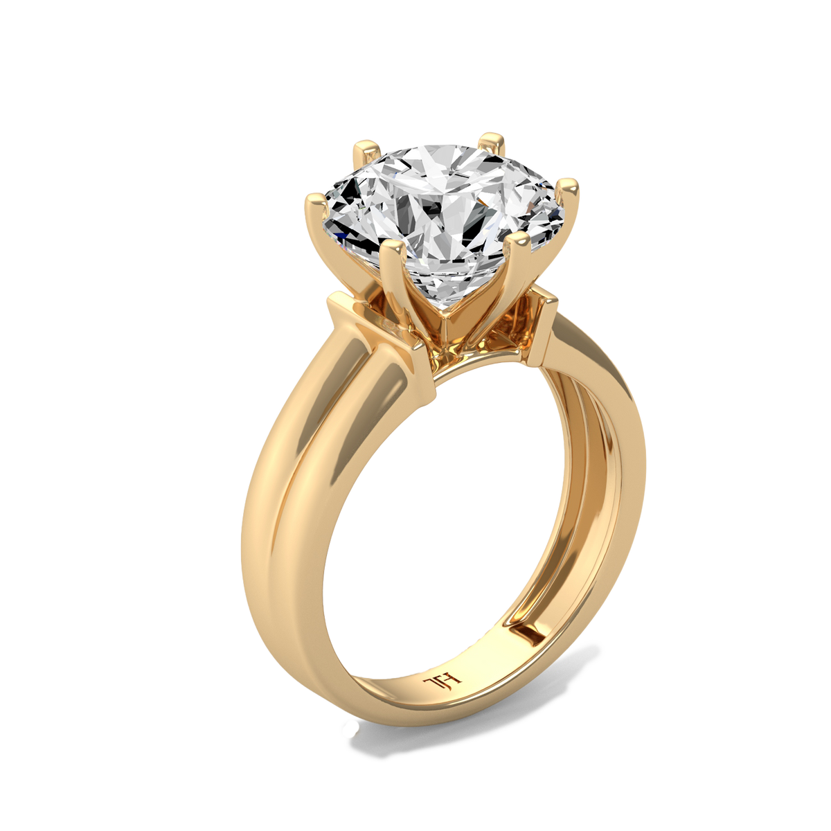 Round 5ct Solitaire Ring R-674