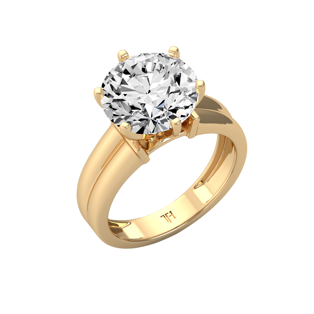 Round 5ct Solitaire Ring R-674