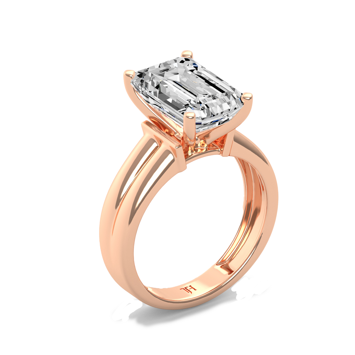 Emerald 5ct Solitaire Ring
