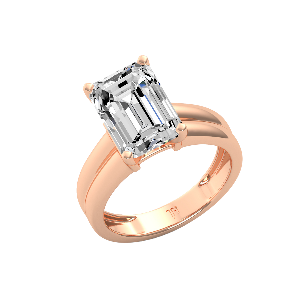 Emerald 5ct Solitaire Ring