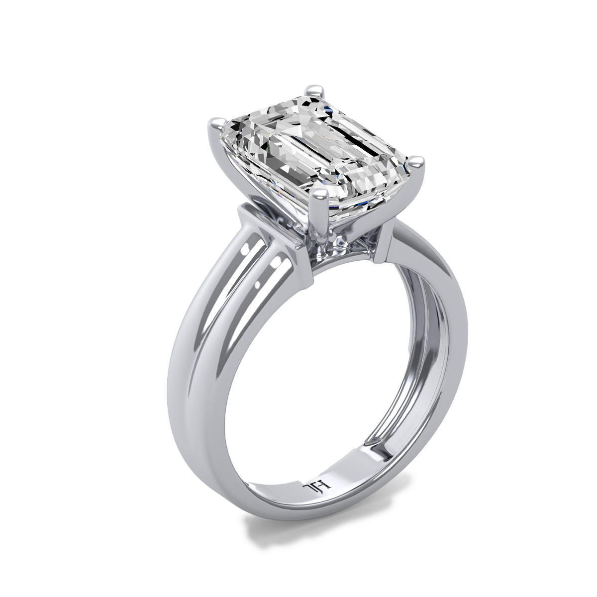 Emerald 5ct Solitaire Ring