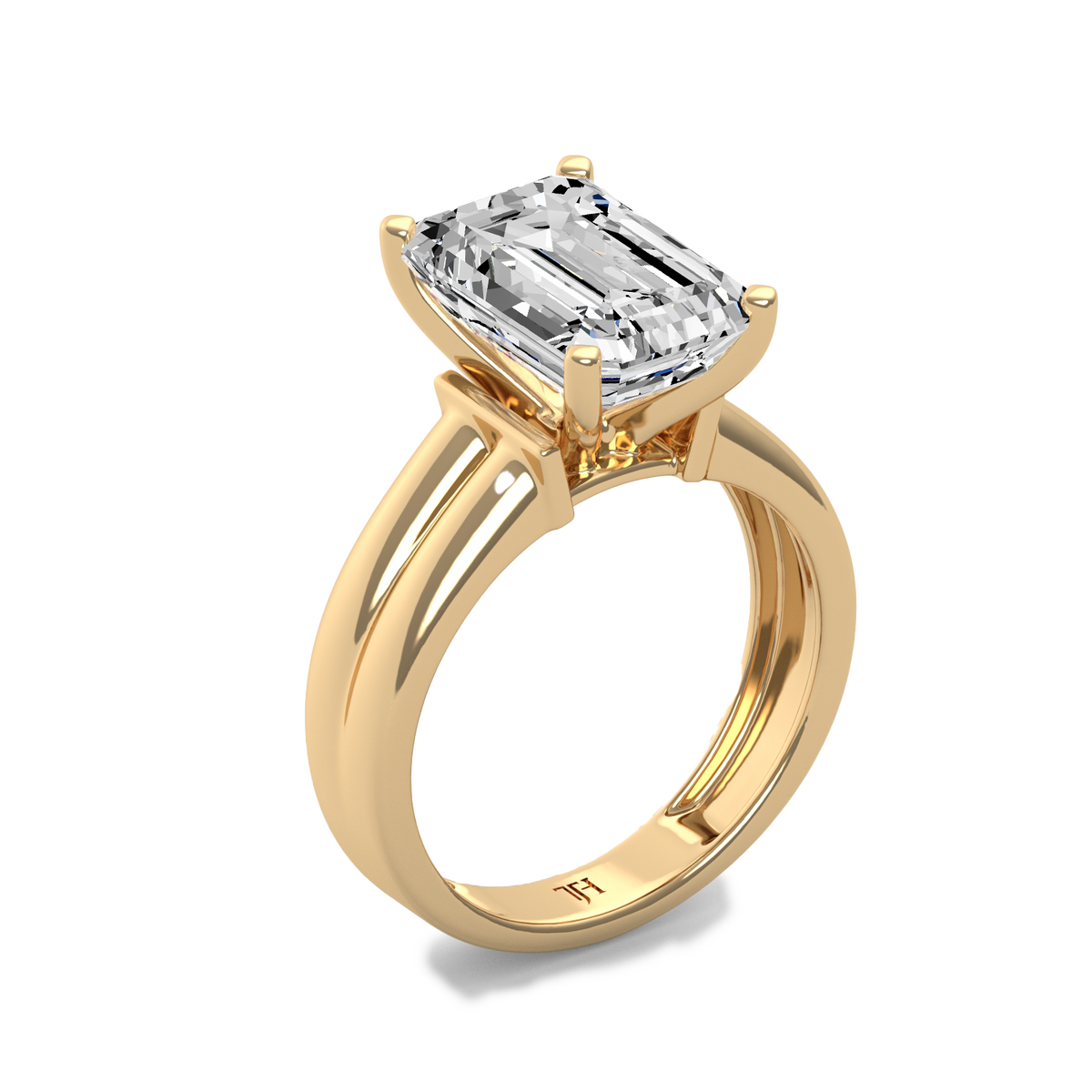 Emerald 5ct Solitaire Ring