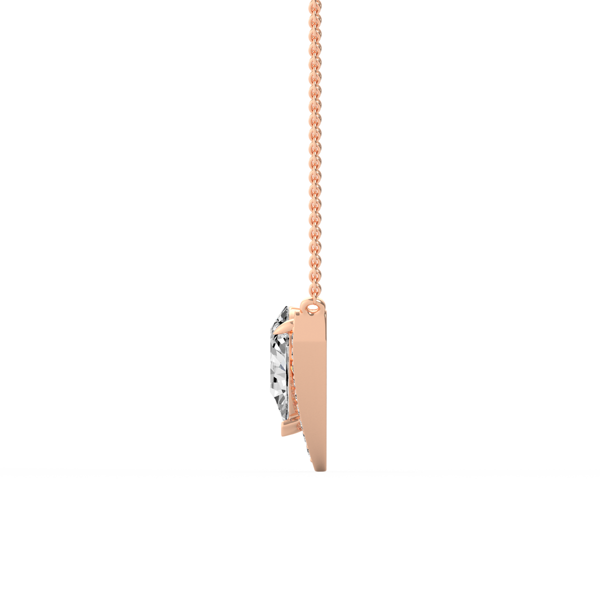 Pear Lab Grown Diamond Pendant PD-032