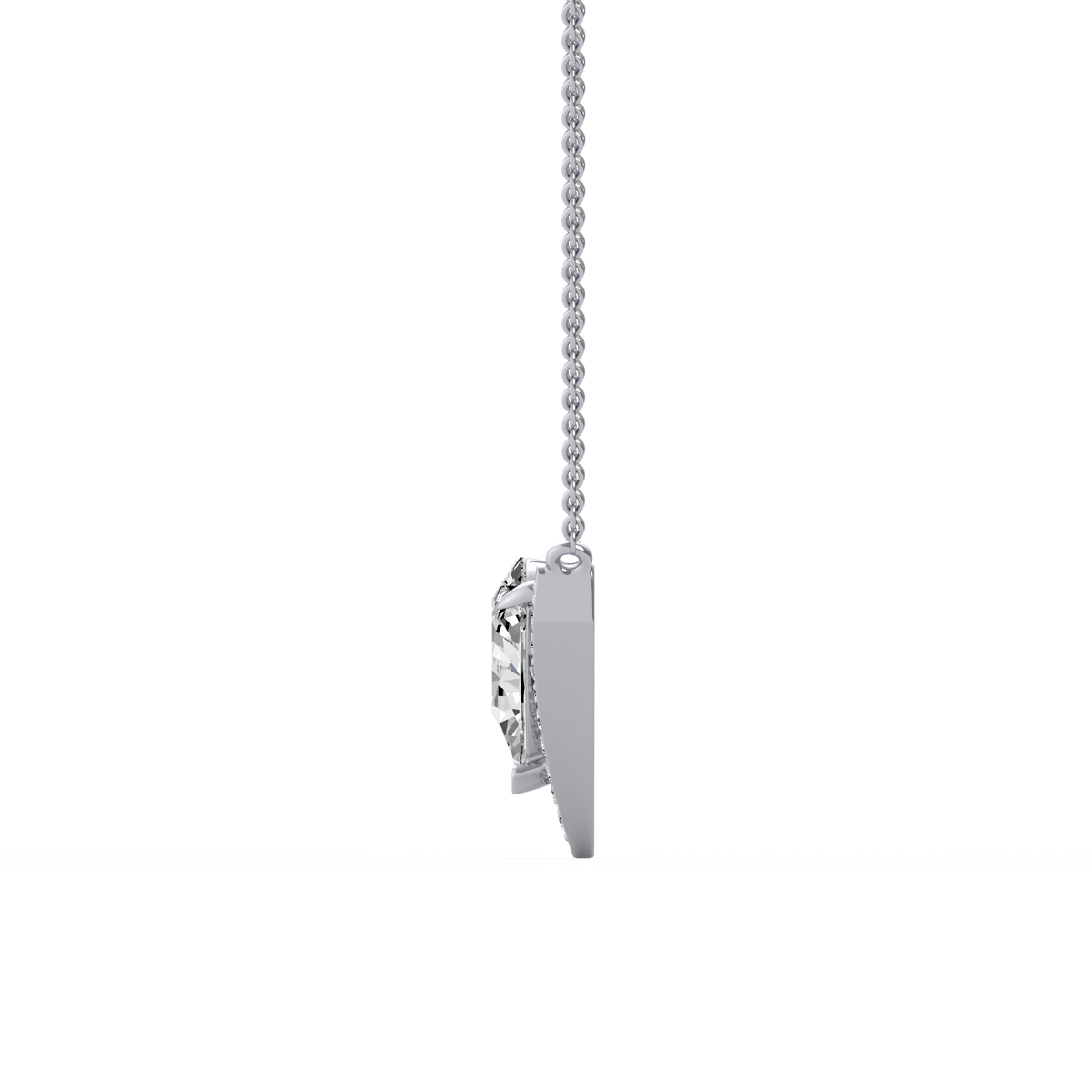 Pear Lab Grown Diamond Pendant PD-032