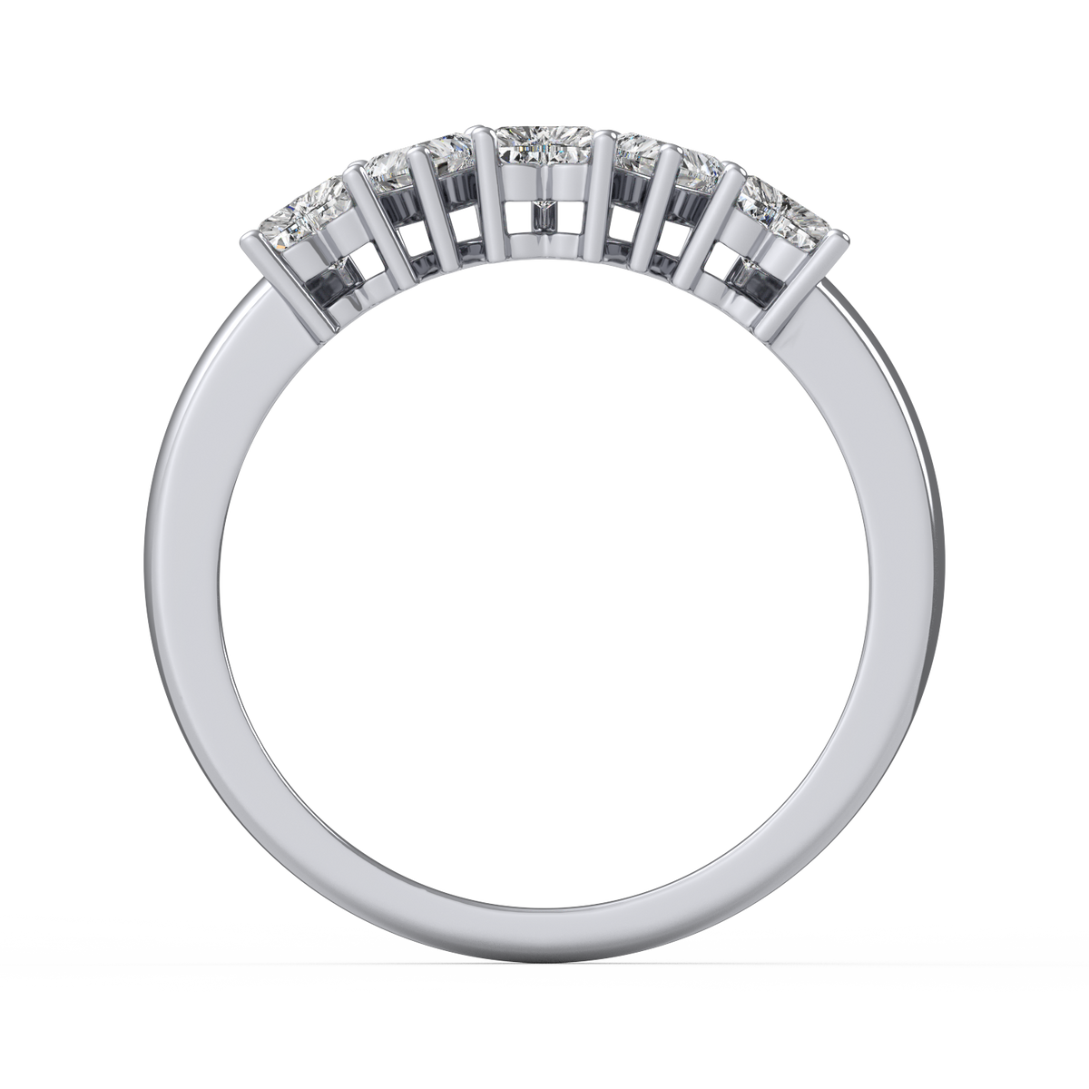 Heart Quarter Eternity Band R-061