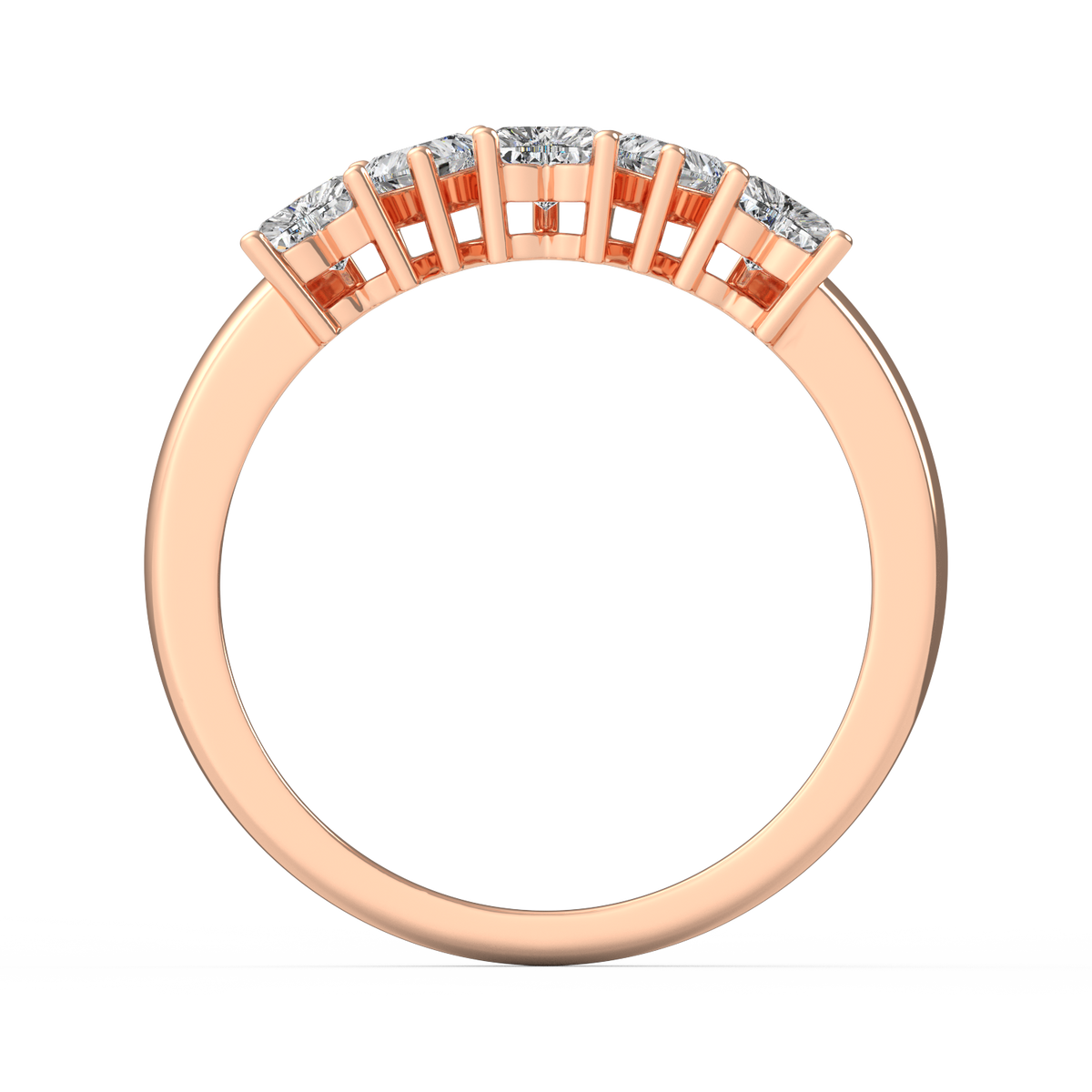 Heart Quarter Eternity Band R-061