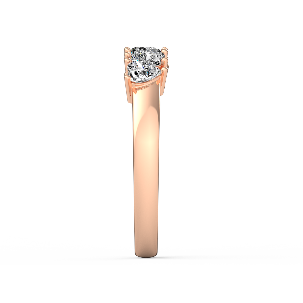 Heart Quarter Eternity Band R-061