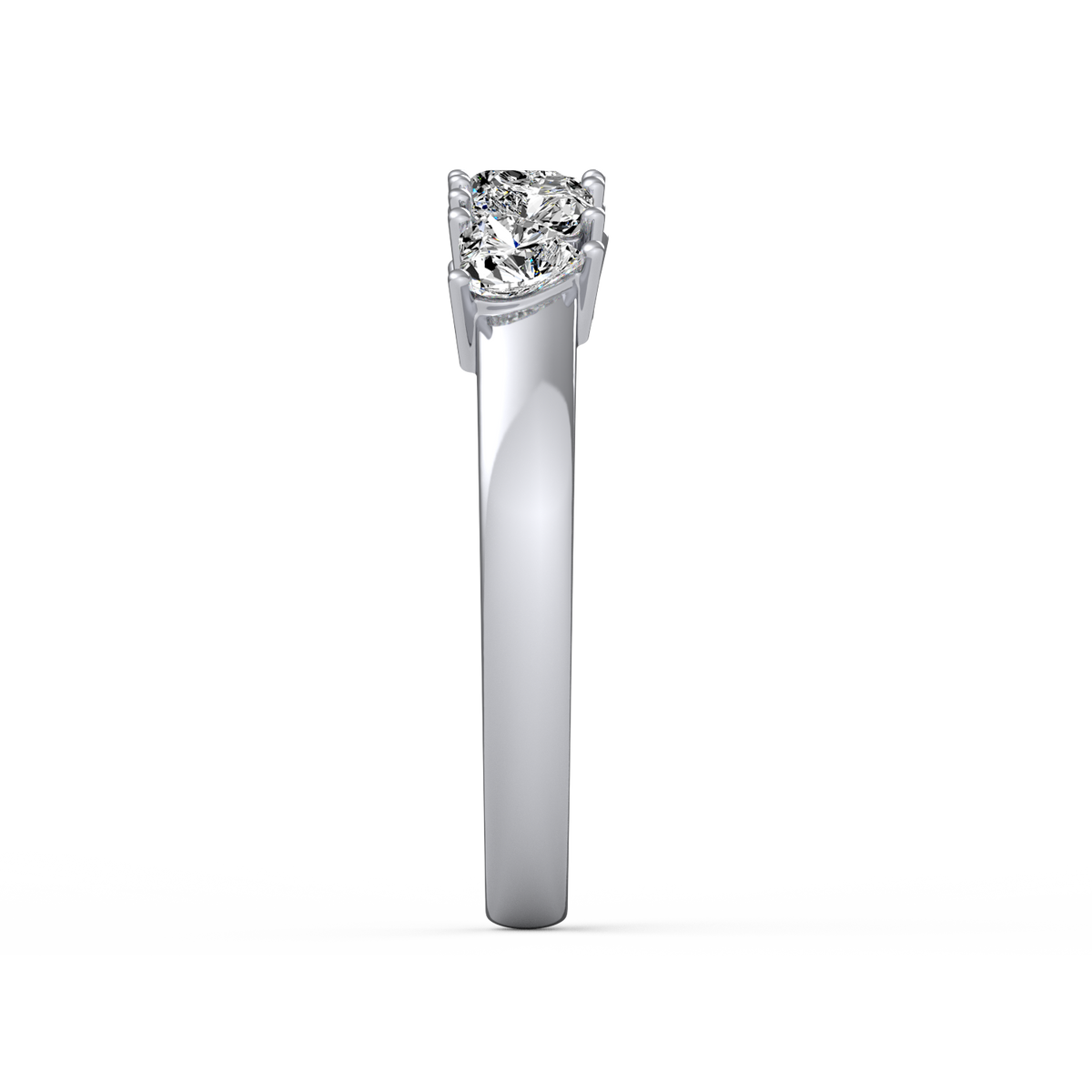 Heart Quarter Eternity Band R-061