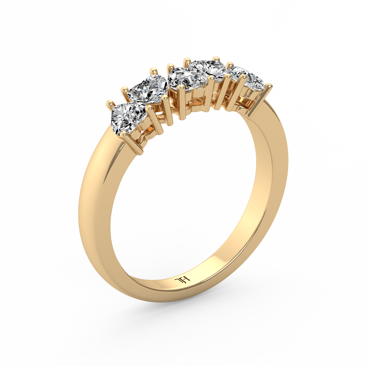 Heart Quarter Eternity Band R-061