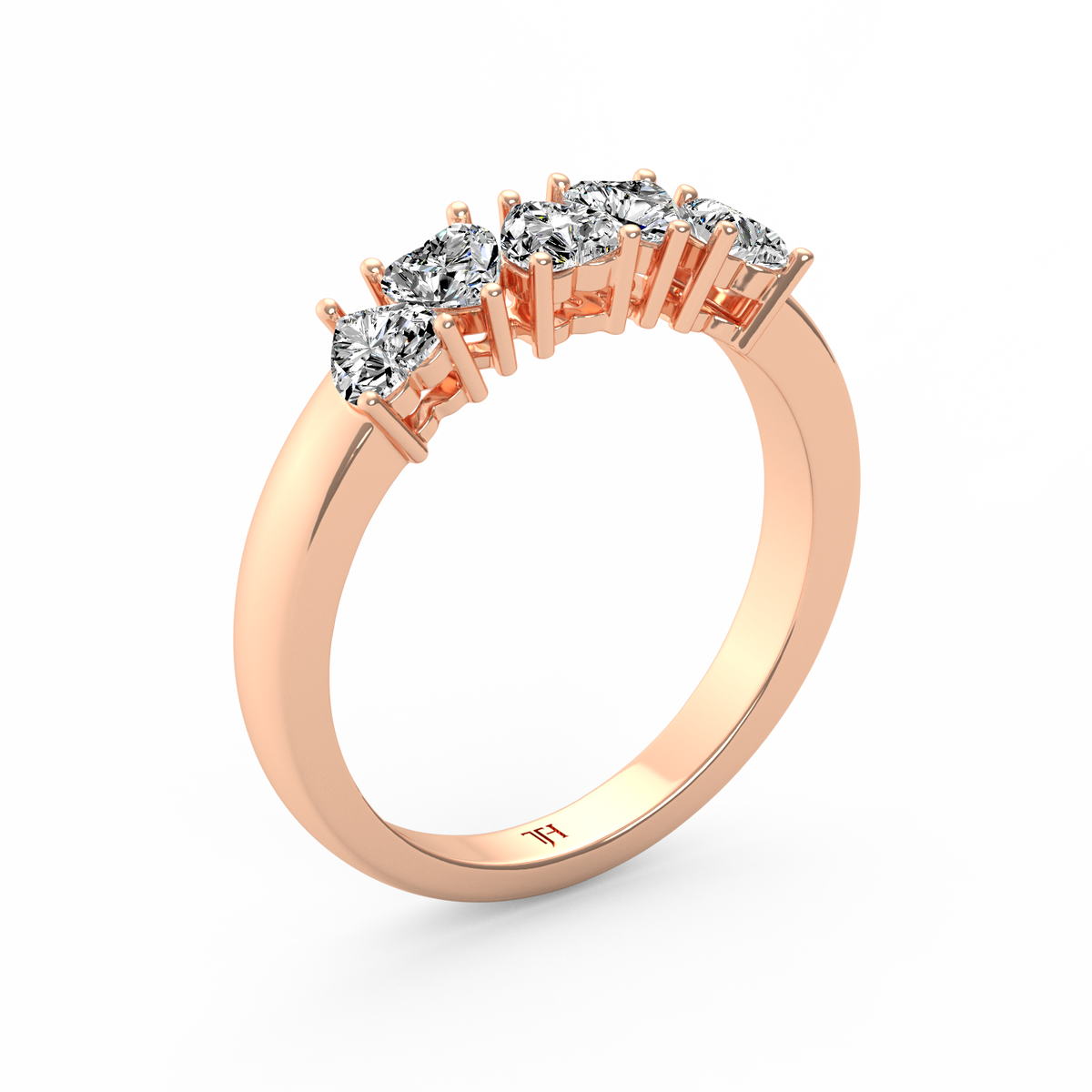 Heart Quarter Eternity Band R-061