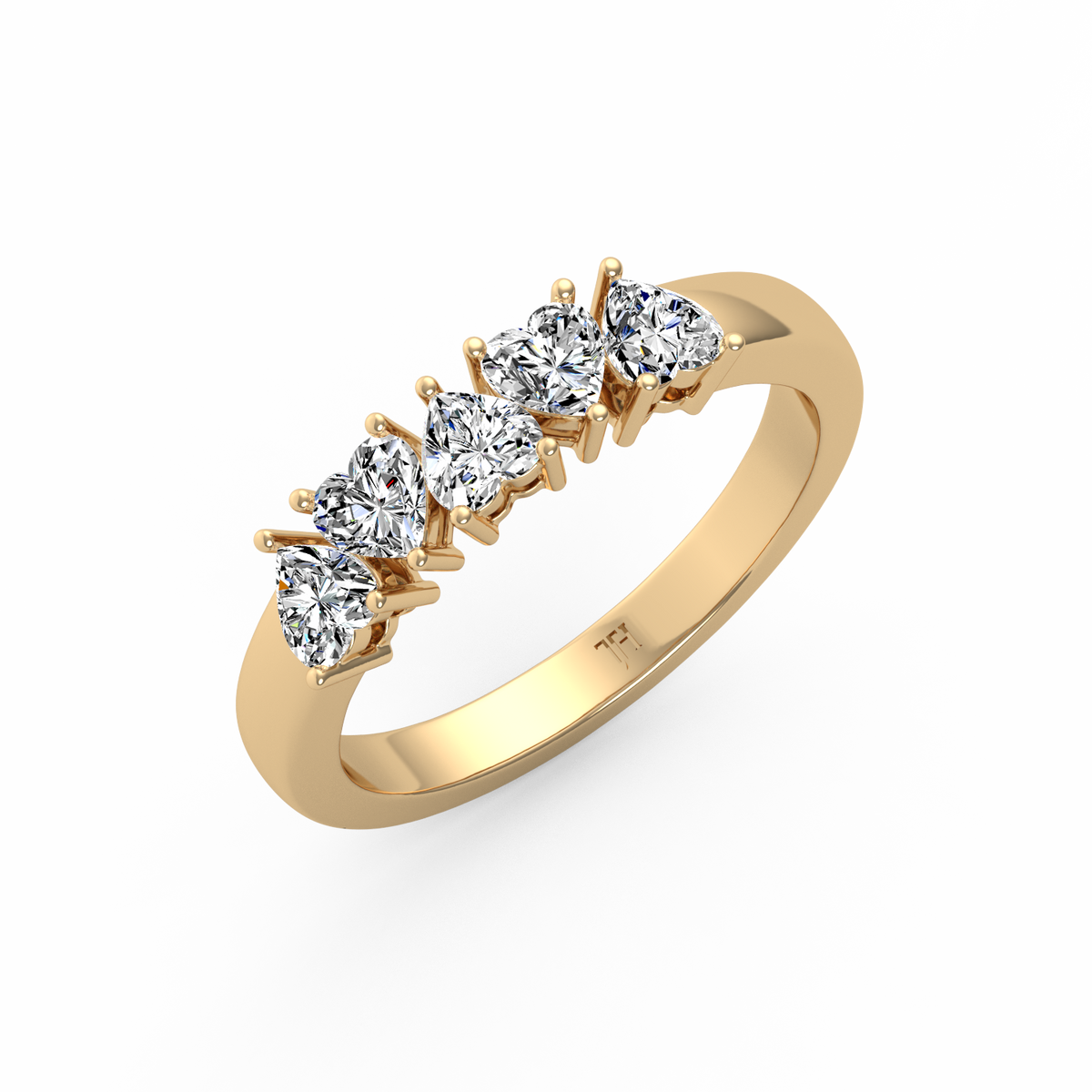 Heart Quarter Eternity Band R-061