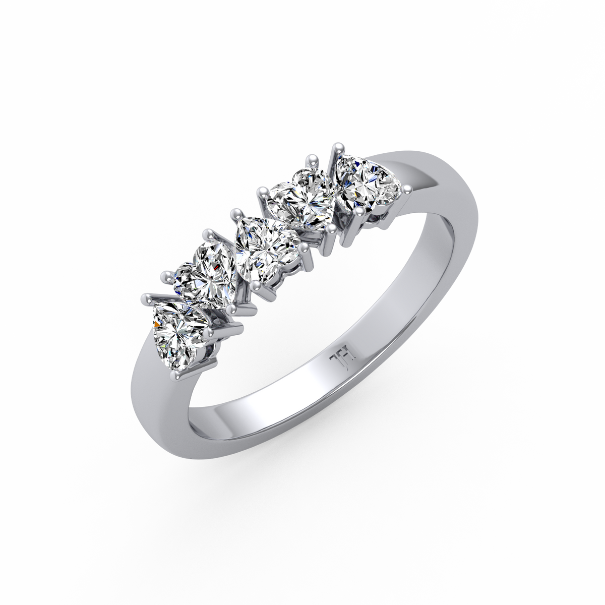 Heart Quarter Eternity Band R-061