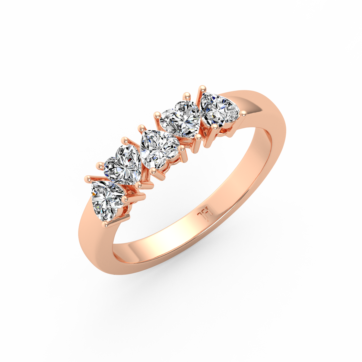 Heart Quarter Eternity Band R-061