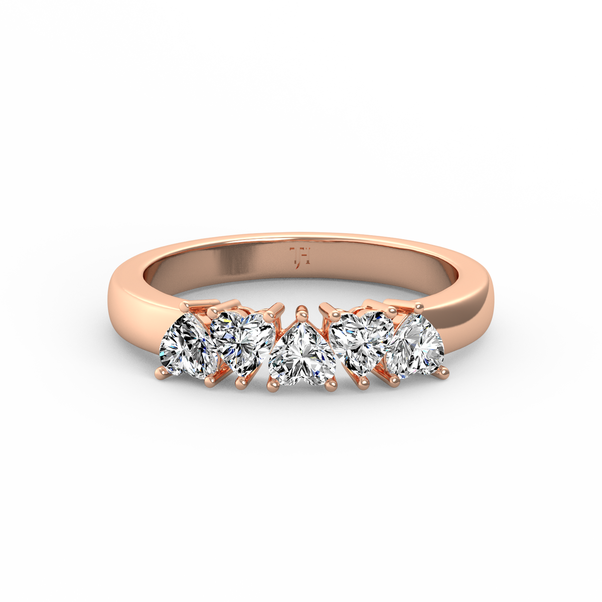 Heart Quarter Eternity Band R-061