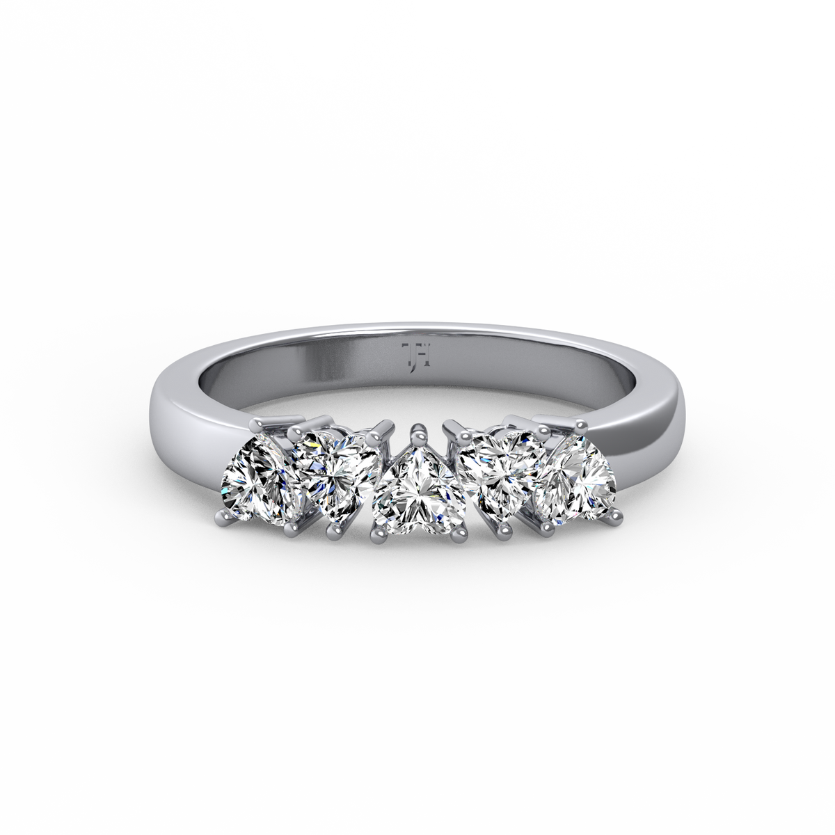 Heart Quarter Eternity Band R-061