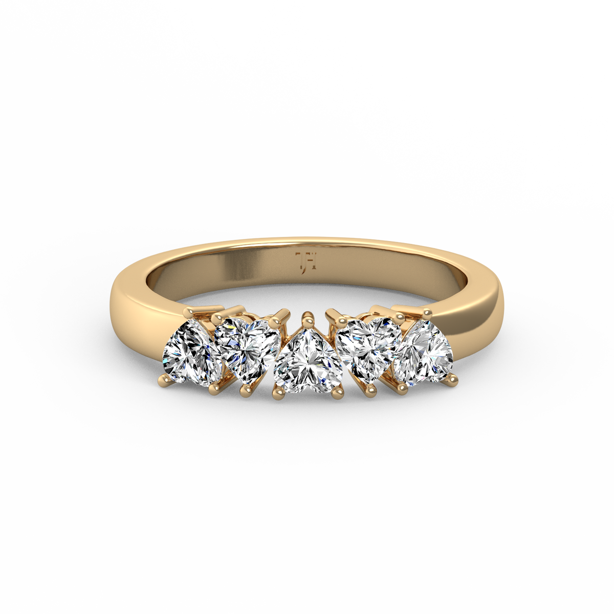 Heart Quarter Eternity Band R-061