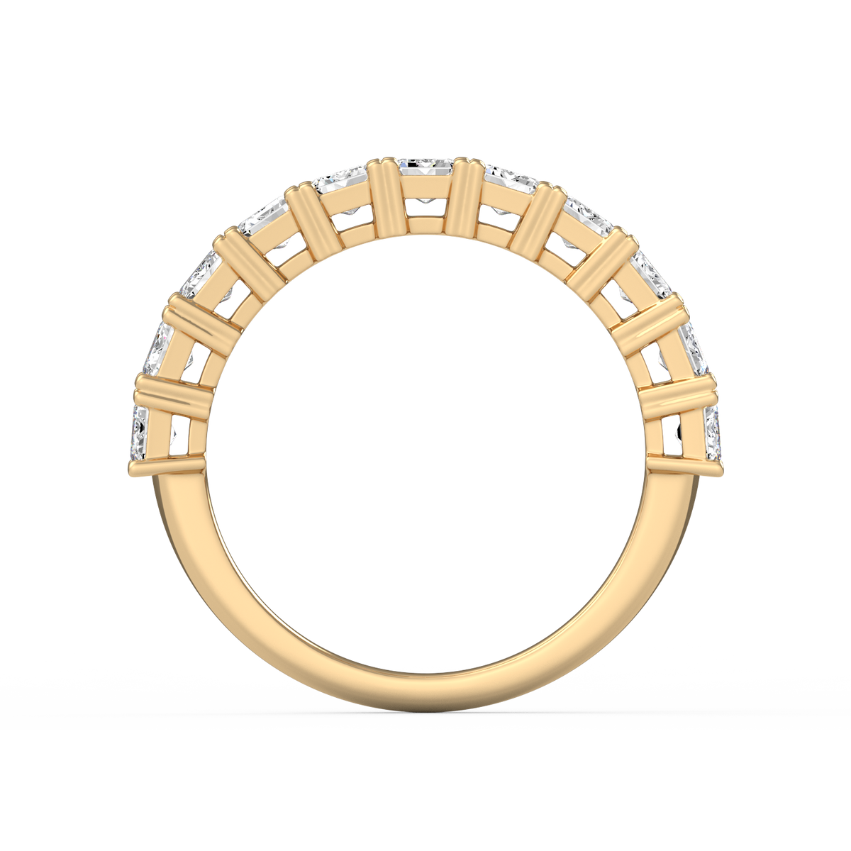 Emerald Half Eternity Band R-064