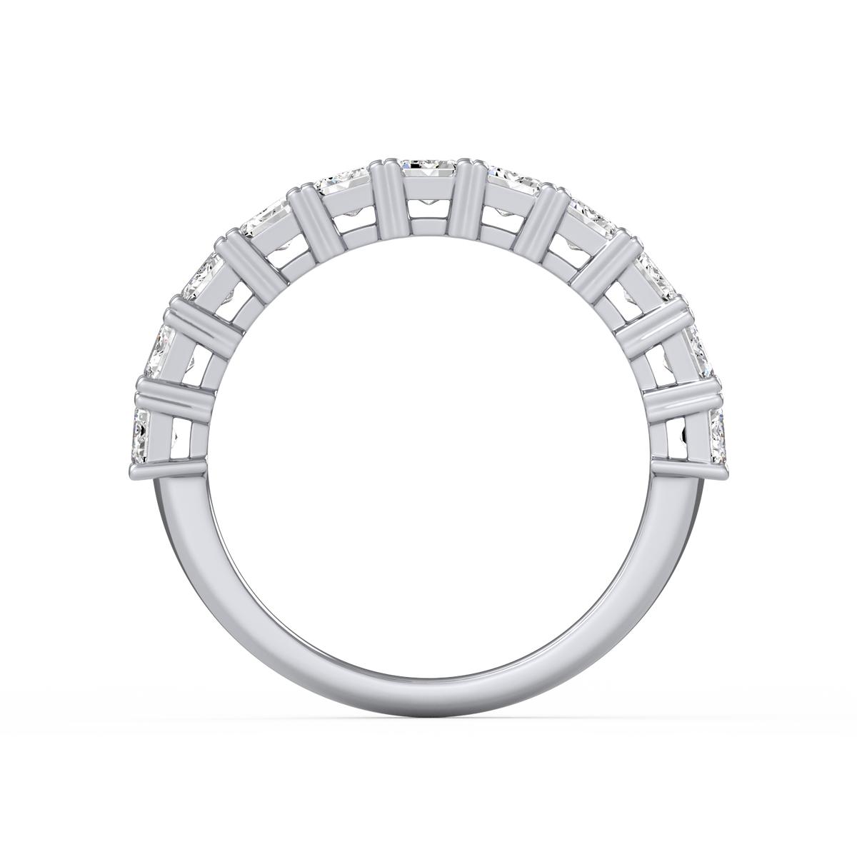 Emerald Half Eternity Band R-064