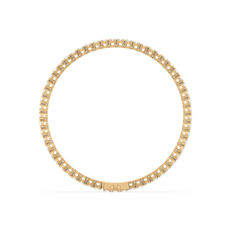 10 Pointer Lab Grown Diamond Tennis Bracelet - Image 4