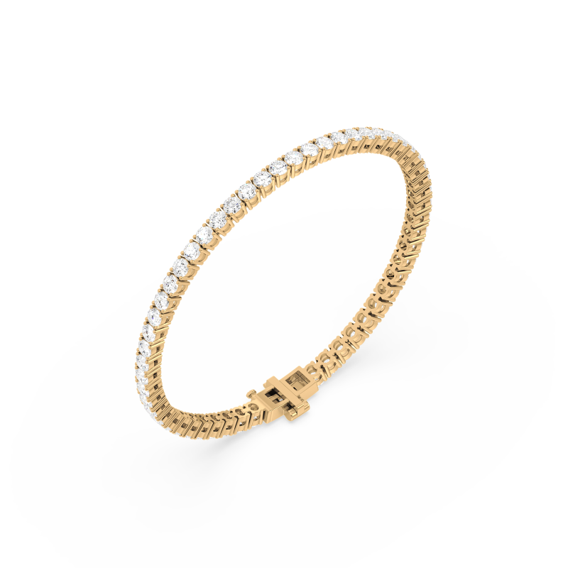 10 Pointer Lab Grown Diamond Tennis Bracelet - Image 2