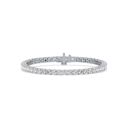 10 Pointer Lab Grown Diamond Tennis Bracelet - Image 8