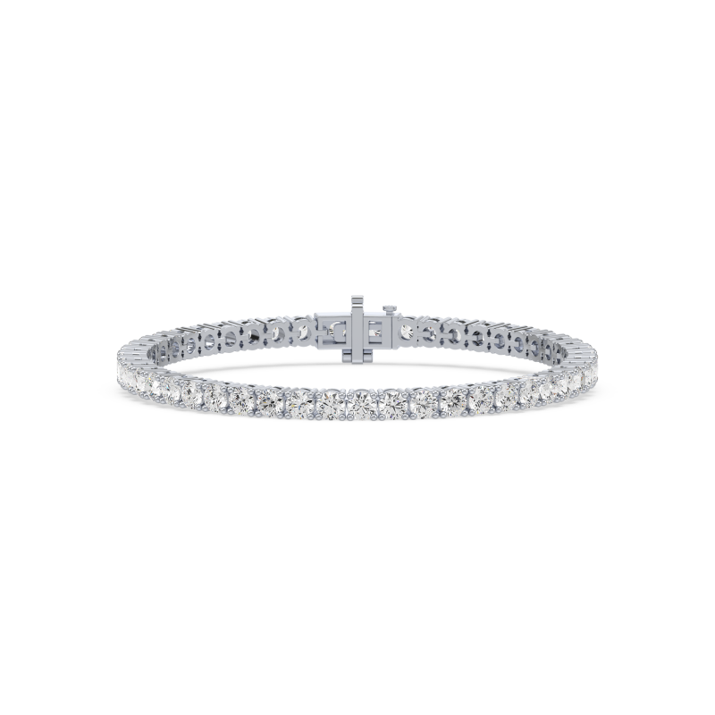 10 Pointer Lab Grown Diamond Tennis Bracelet - Image 8