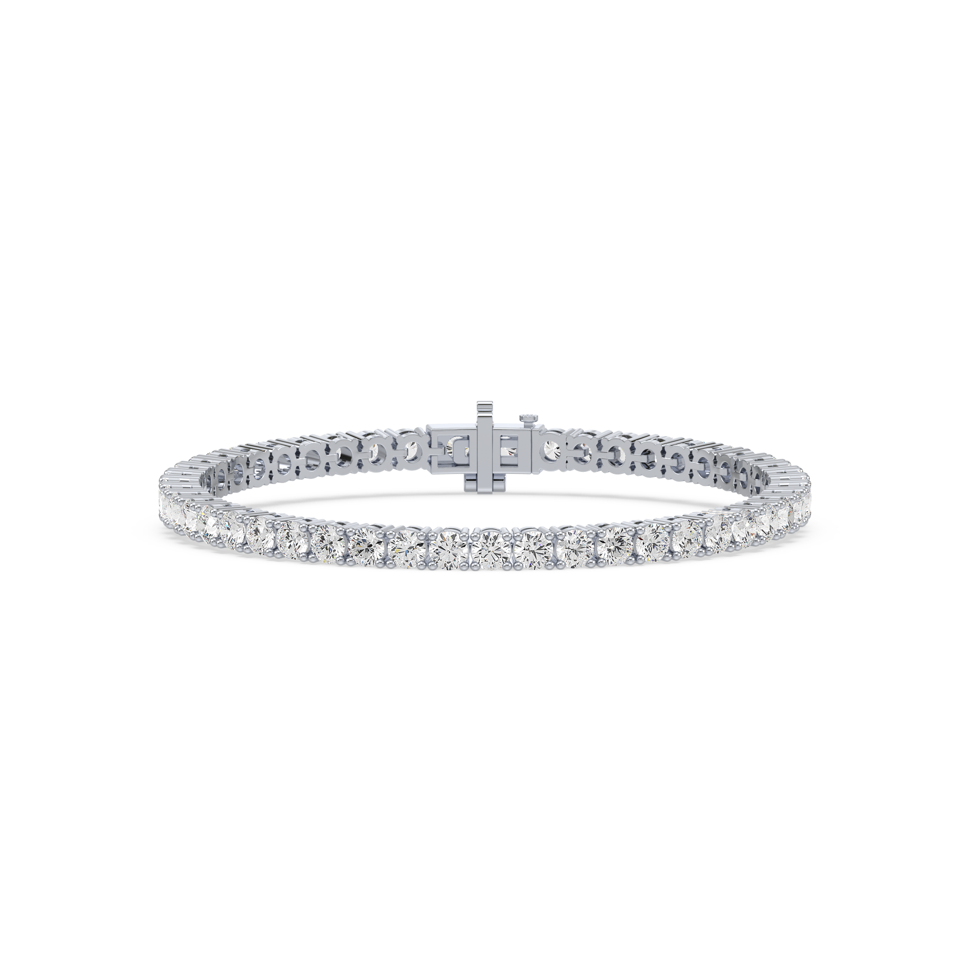 10 Pointer Lab Grown Diamond Tennis Bracelet - Image 8
