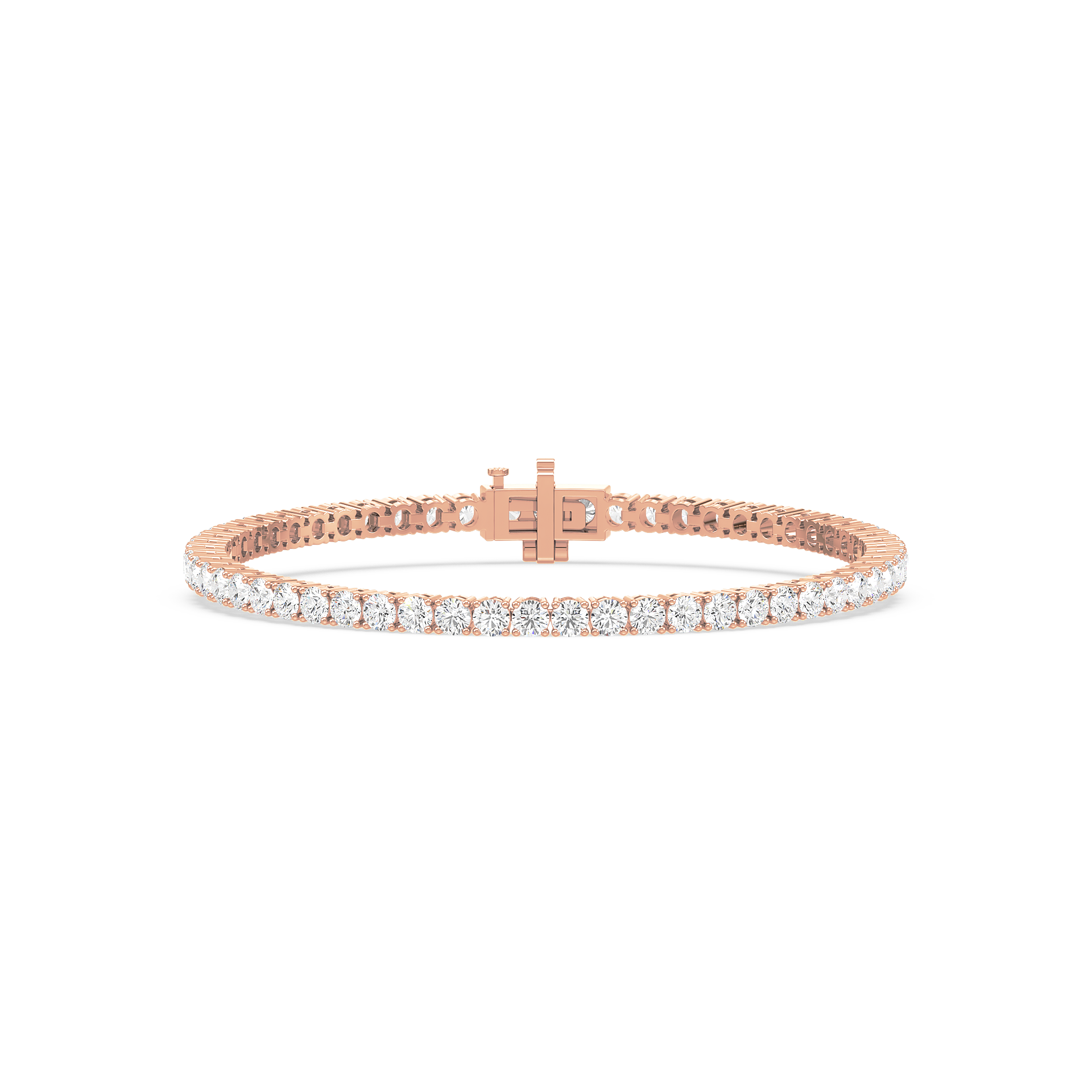 10 Pointer Lab Grown Diamond Tennis Bracelet - Image 7
