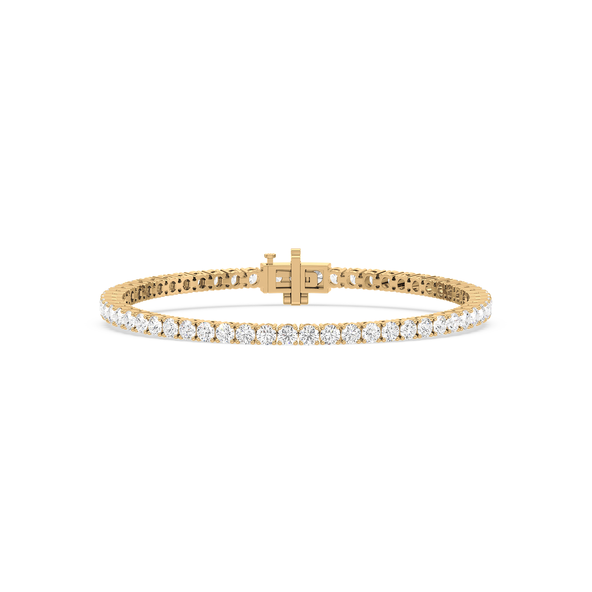 10 Pointer Lab Grown Diamond Tennis Bracelet - Image 6